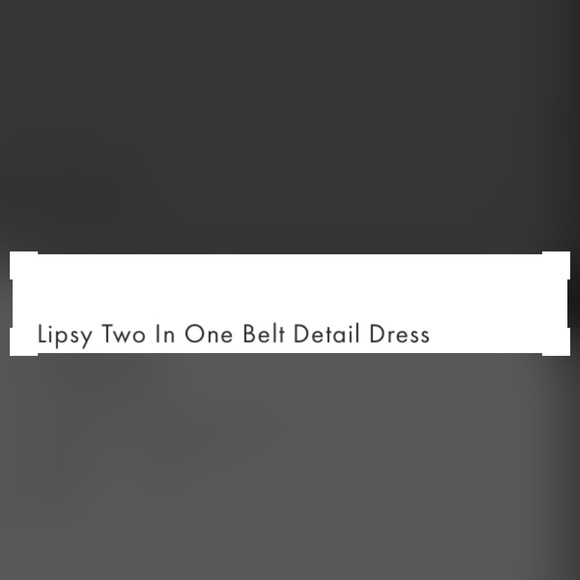 Lipsy London Two In One Belt Detail Dress - Picture 5 of 6